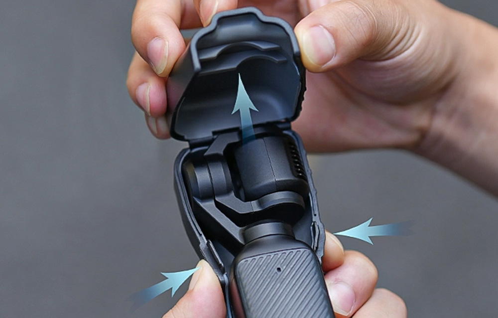 Sunnylife 754V3 védőtok DJI Osmo Pocket 3 kamerához, fekete-4