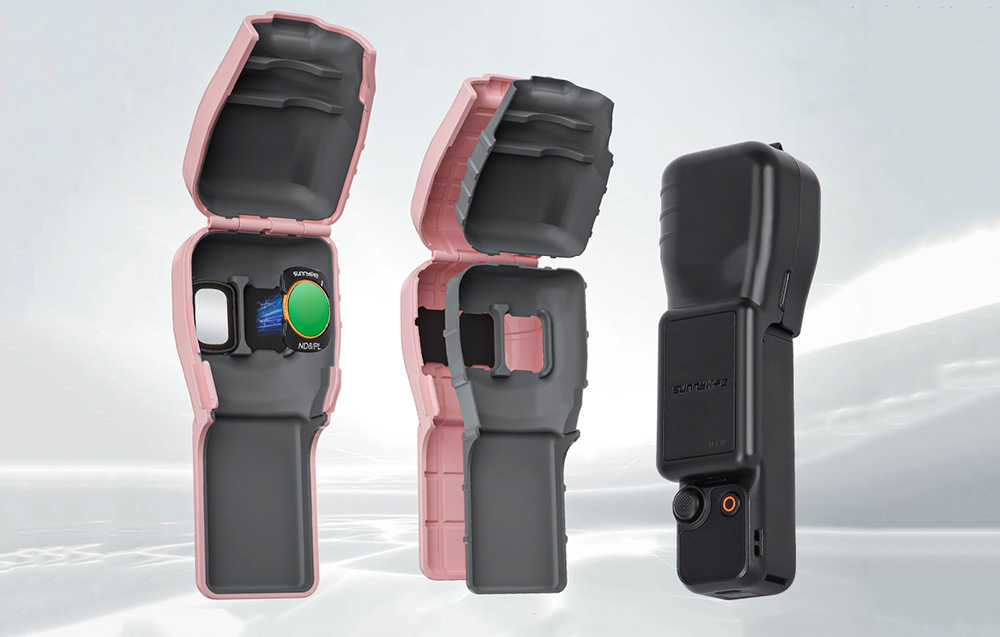 Sunnylife 754V3 védőtok DJI Osmo Pocket 3 kamerához, fekete-5