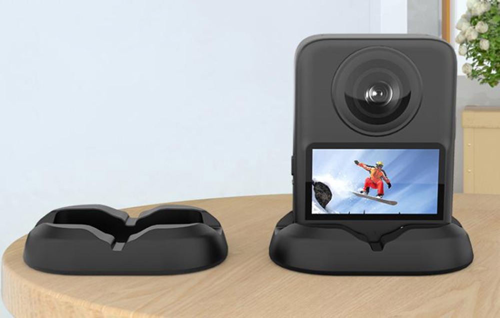 Puluz PU779B szilikon állvány DJI Osmo 360 kamerához, fekete-3