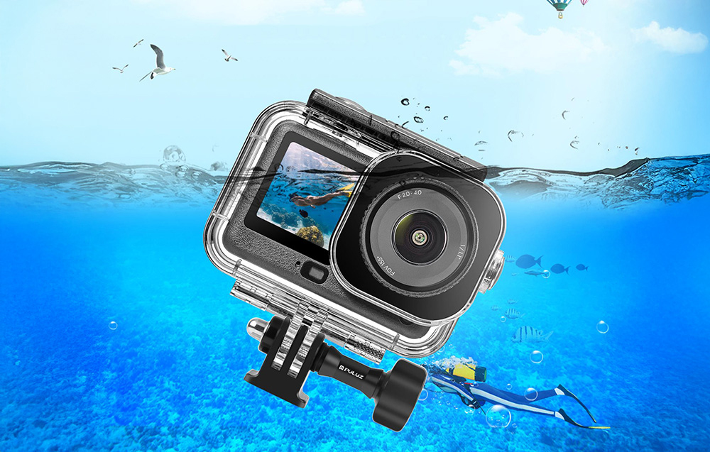 Puluz PU1078T vízálló búvárház DJI Osmo Action 6 kamerához, 60 m-ig-3