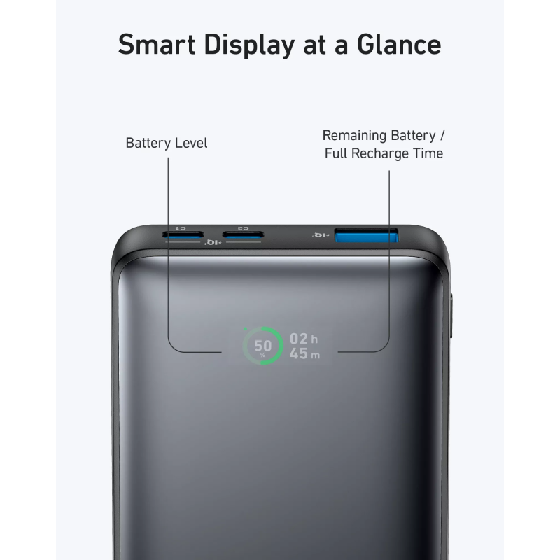 Anker 533 PowerCore külső akkumulátor 10000mAh 25W fekete A1249G11-2