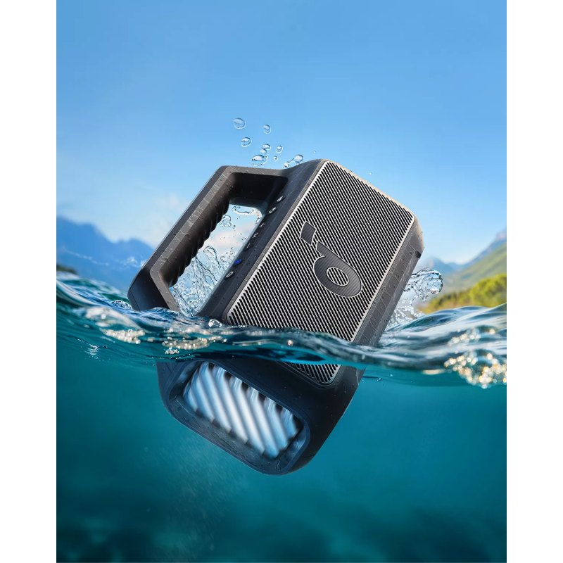 Anker SoundCore Boom 2 új változat Bluetooth hangszóró, 80 W, TWS, RGB, IPX7, fekete, A3138012-5