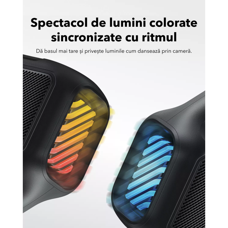 Anker SoundCore Boom 2 új változat Bluetooth hangszóró, 80 W, TWS, RGB, IPX7, fekete, A3138012-2
