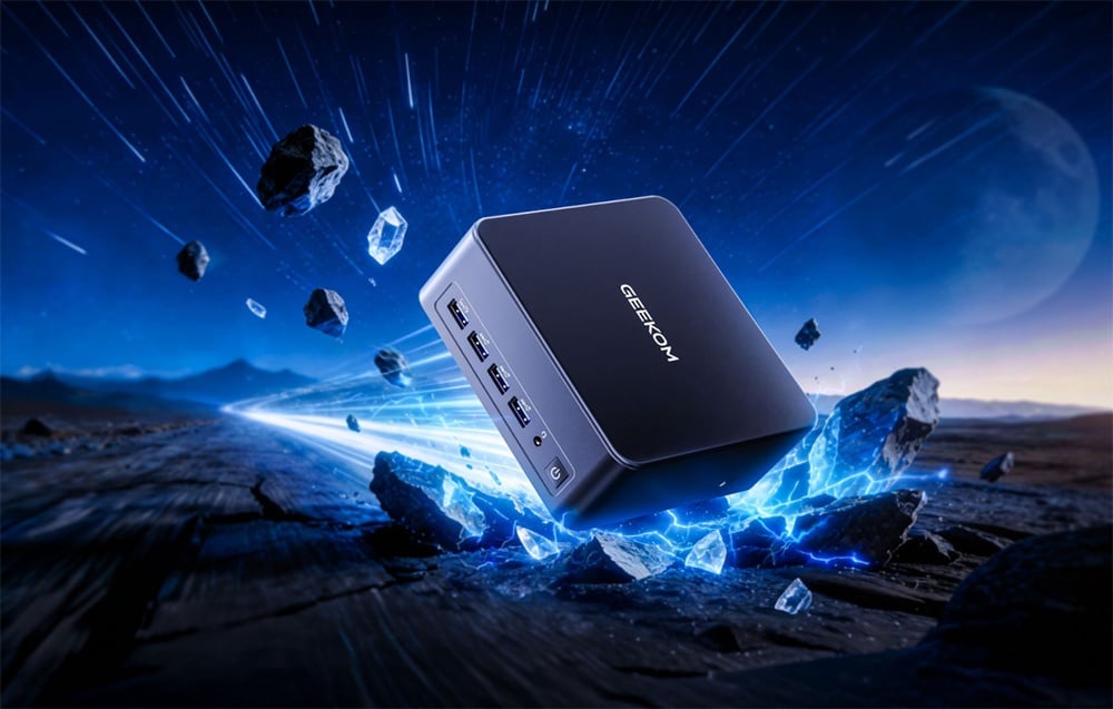 GEEKOM IT12 Max mini számítógép Intel Core Ultra 5 125U processzorral, 16 GB memóriával, 500 GB SSD-vel és Windows 11 Pro rendszerrel-4