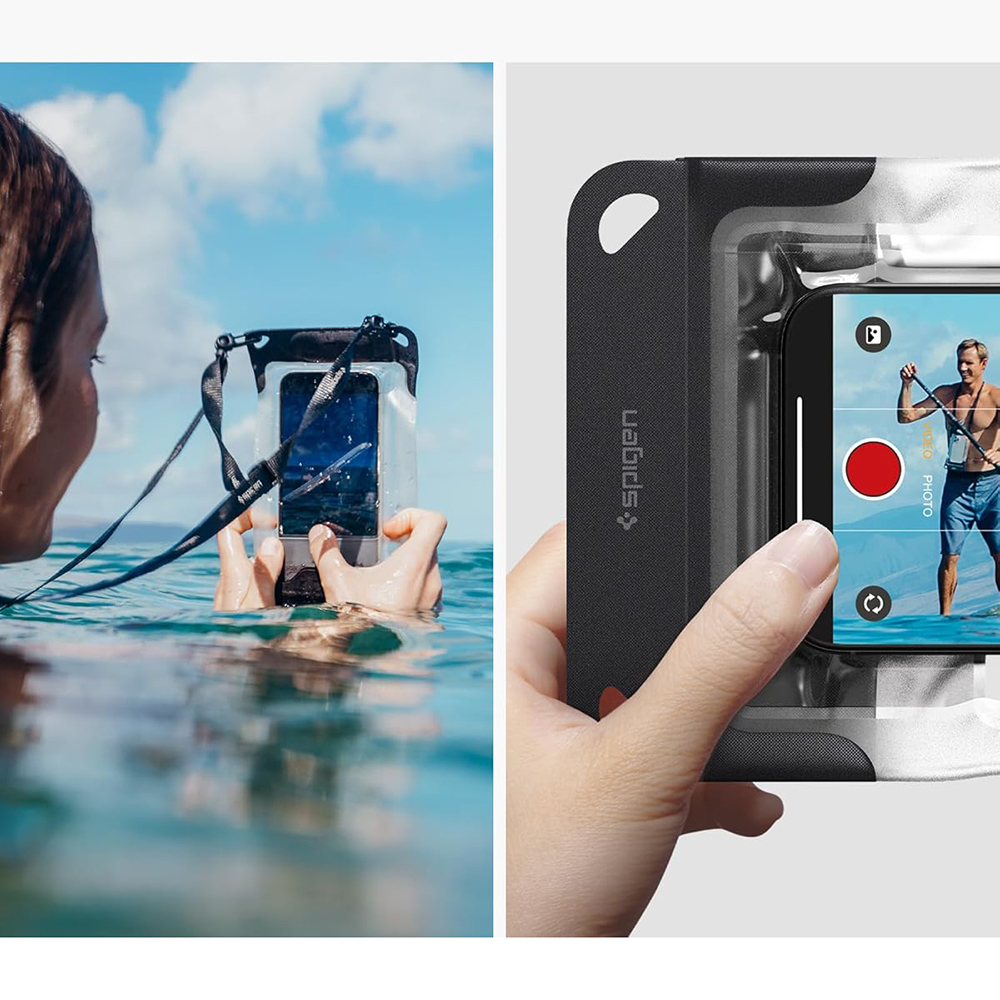 Spigen Aqua Shield Air Pump A604 vízálló tok fekete (ACS11675)-4