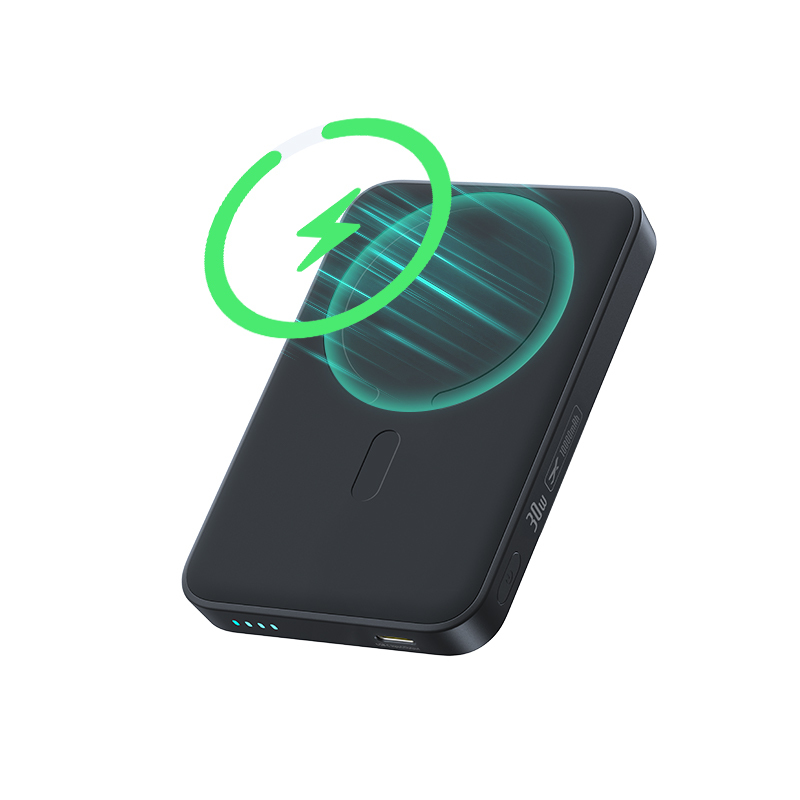 Powerbank Baseus EnerFill FM11, 10000mAh, 30W, PD + FQI, Black-2