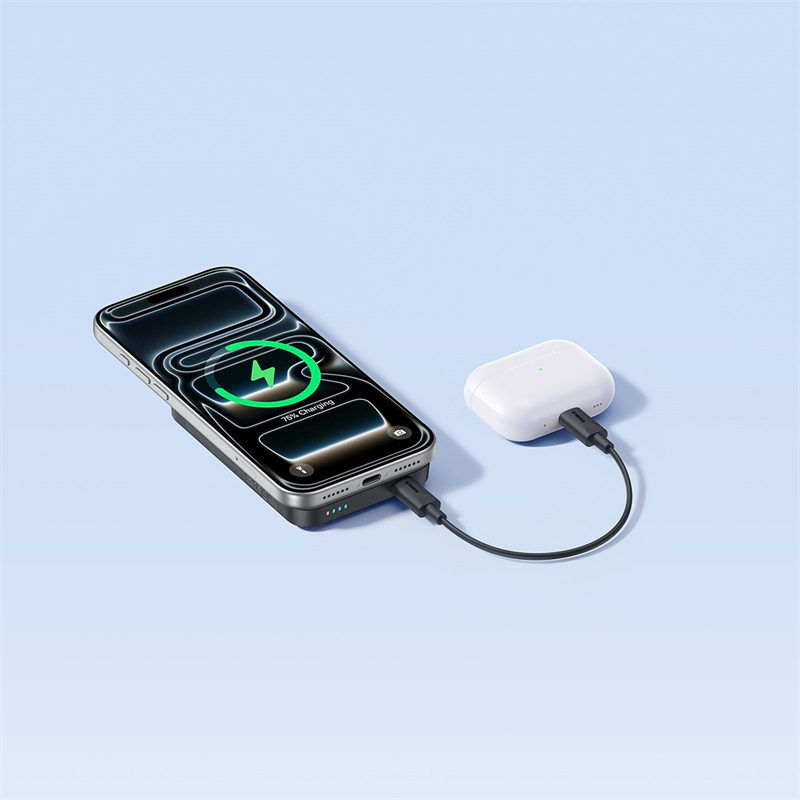 Powerbank Baseus EnerFill FM11, 10000mAh, 30W, PD + FQI, Black-4