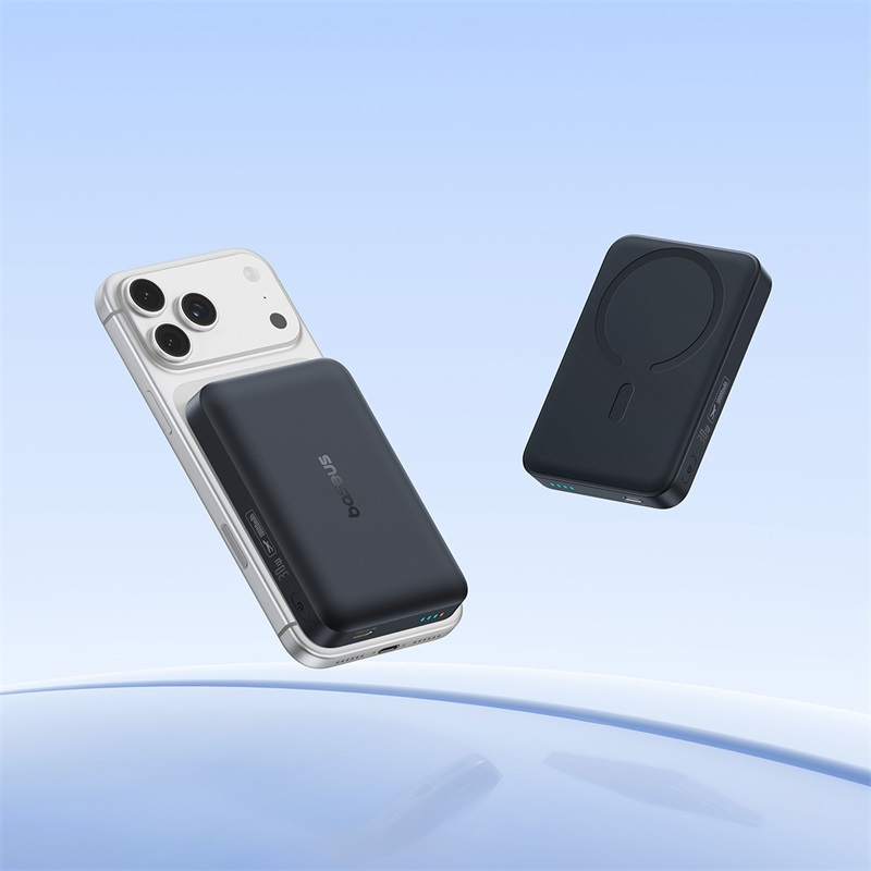 Powerbank Baseus EnerFill FM11, 10000mAh, 30W, PD + FQI, Black-5