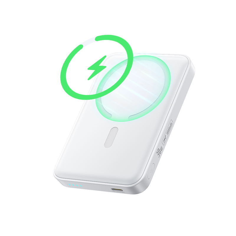 Baseus EnerFill FM11 vezeték nélküli powerbank 10000 mAh 30 W fehér-2