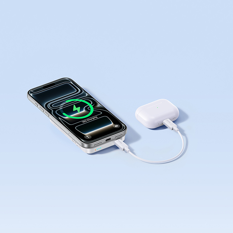 Baseus EnerFill FM11 vezeték nélküli powerbank 10000 mAh 30 W fehér-4
