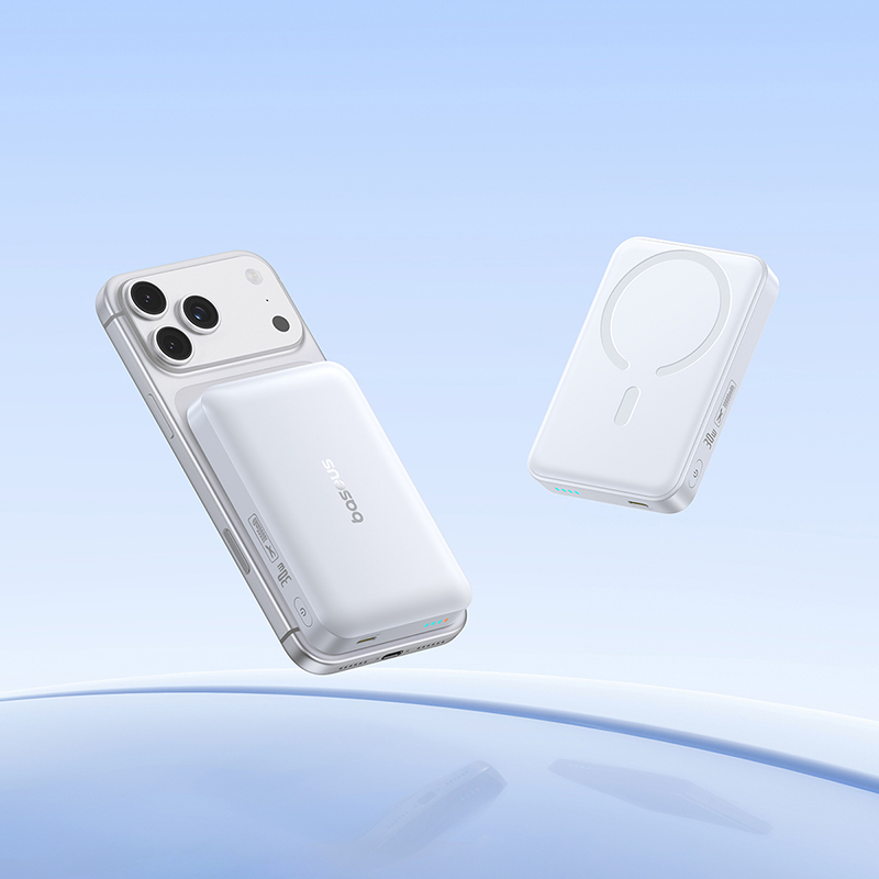Baseus EnerFill FM11 vezeték nélküli powerbank 10000 mAh 30 W fehér-5