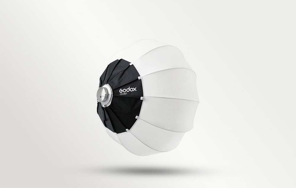 Godox CS-85D gömb alakú softbox, fehér-5