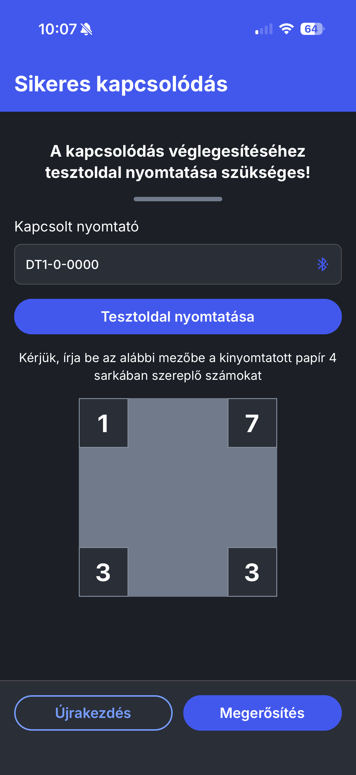 Mini hőnyomtató bluetooth DT1-0 / X6 mini FEKETE, e-nyugta kompatibilis (iOS/Android)-3