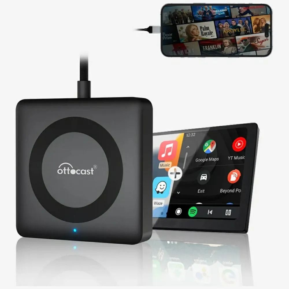 Ottocast CA361-C4 vezeték nélküli CarPlay és Android Auto adapter HDMI porttal-1
