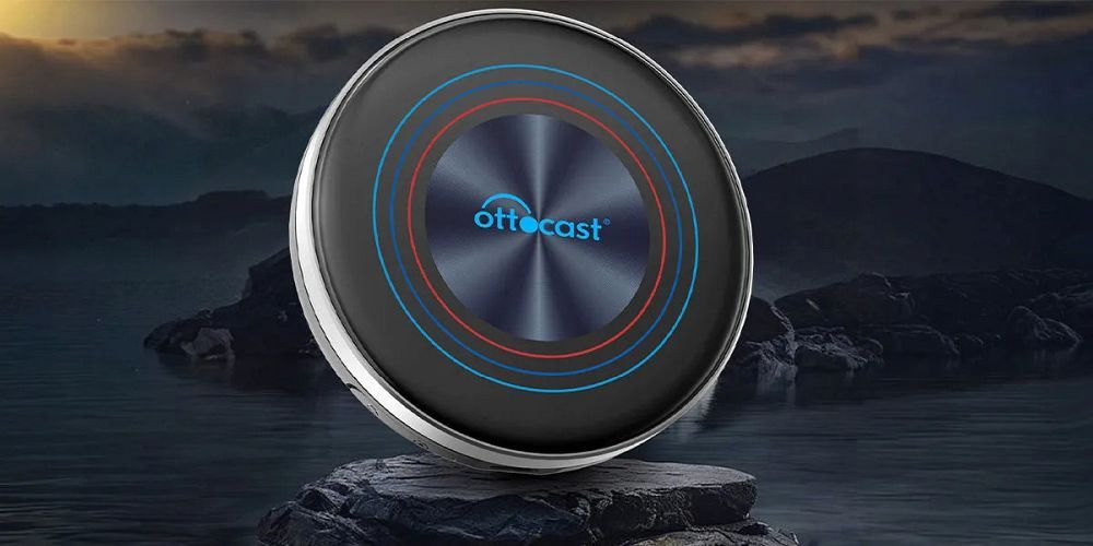 Vezeték nélküli autós adapter OTTOCAST OttoAIBox PCS46-JB2 fekete-1
