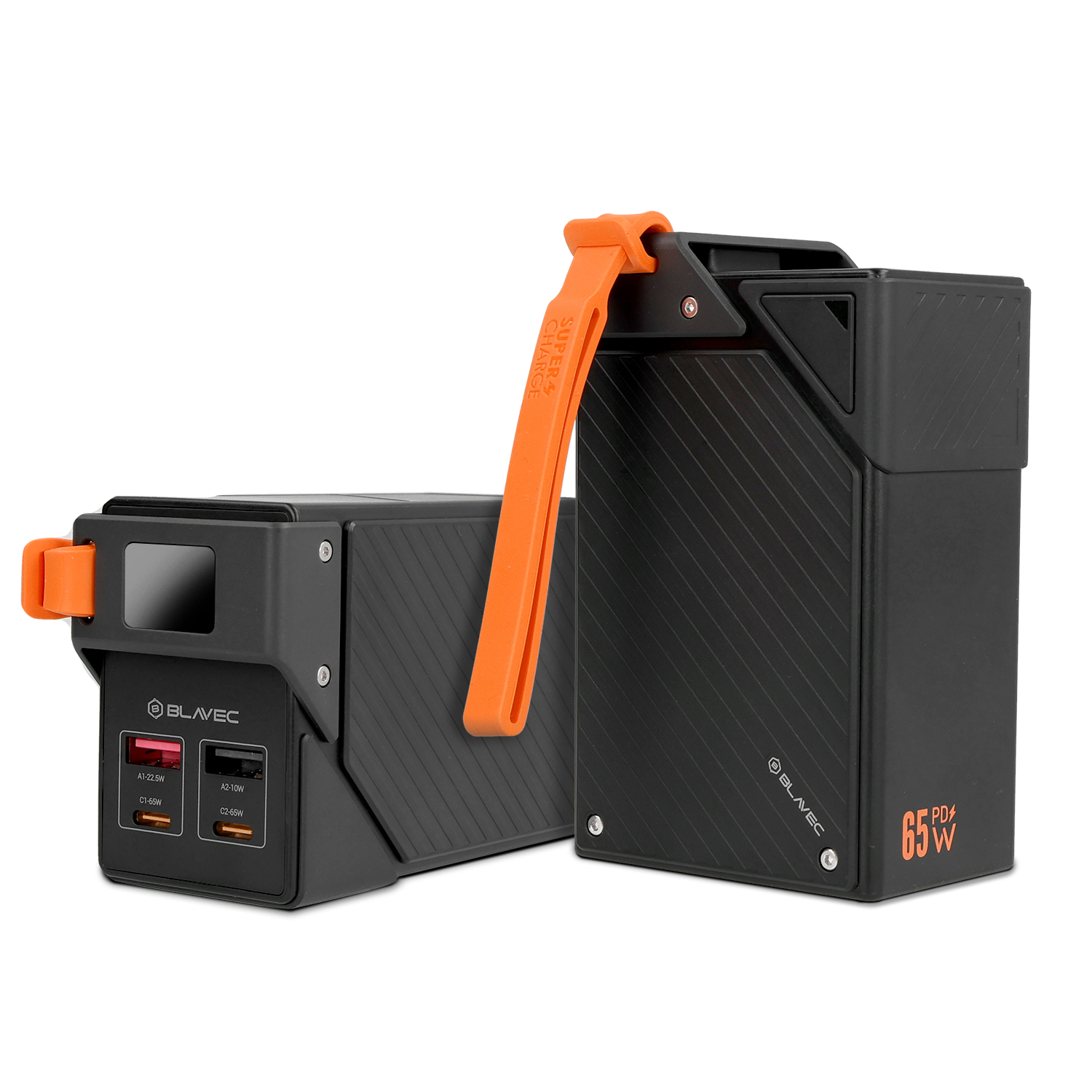  Blavec BJ-50 Tytan 30000 mAh 65 W fekete powerbank (PBBJ50B)-2