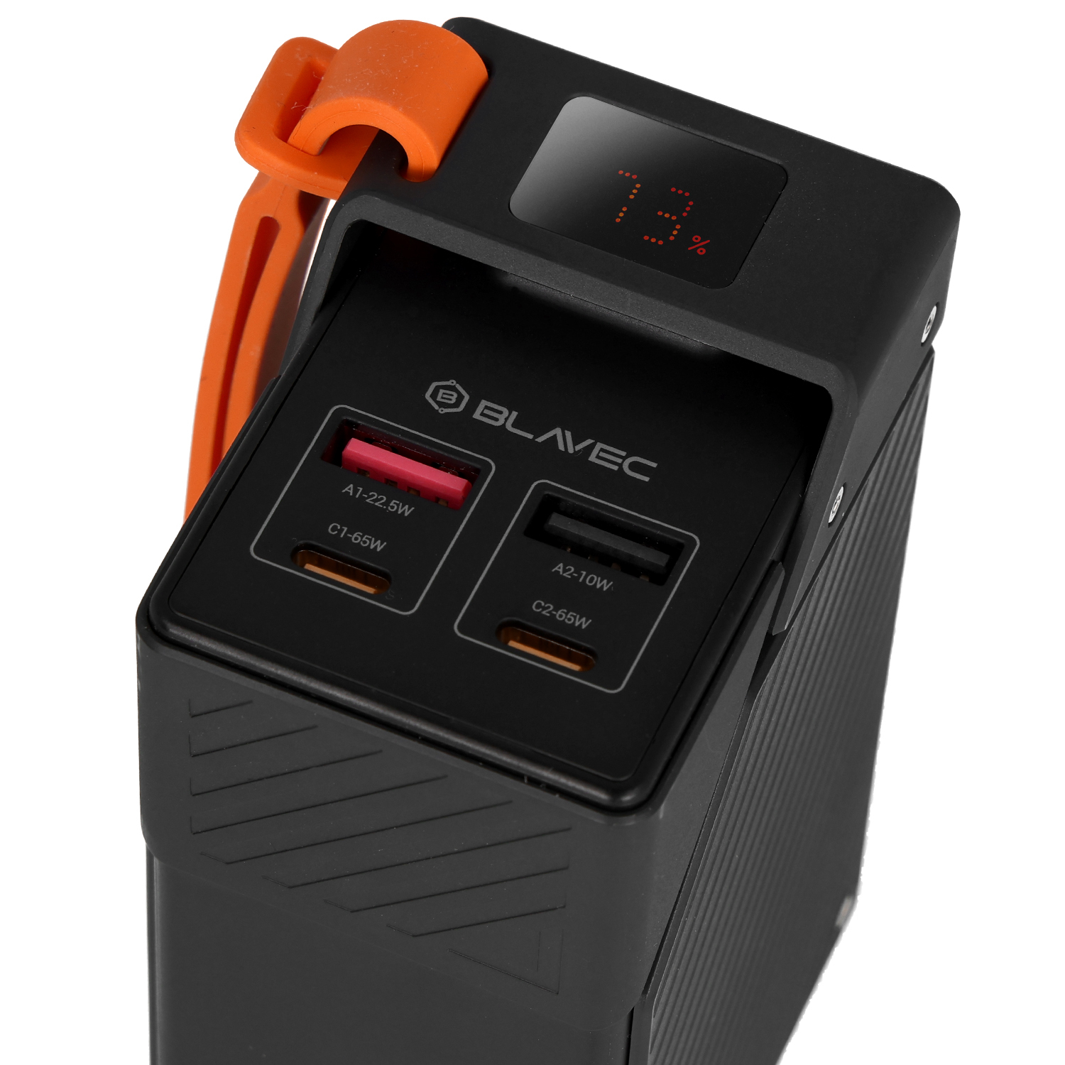  Blavec BJ-50 Tytan 30000 mAh 65 W fekete powerbank (PBBJ50B)-3