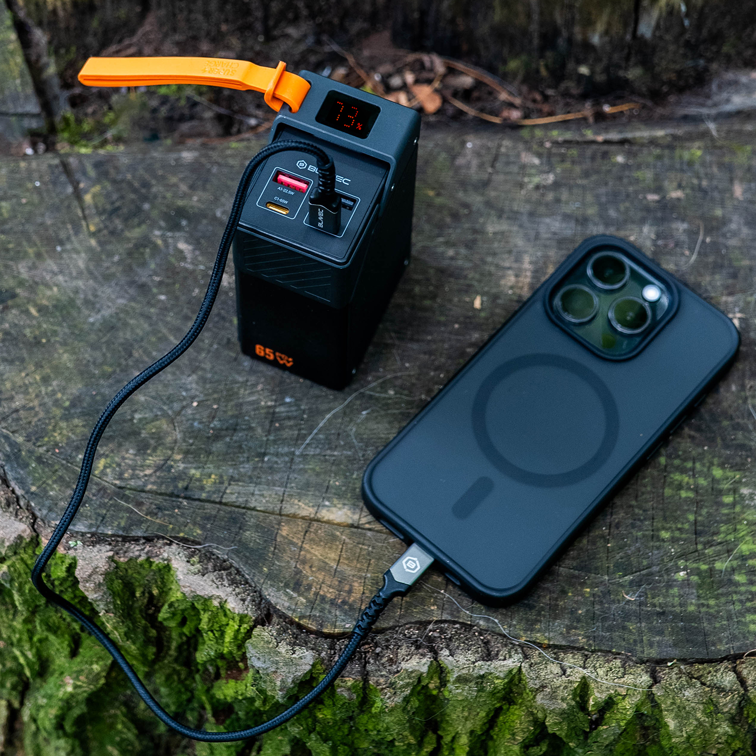  Blavec BJ-50 Tytan 30000 mAh 65 W fekete powerbank (PBBJ50B)-5