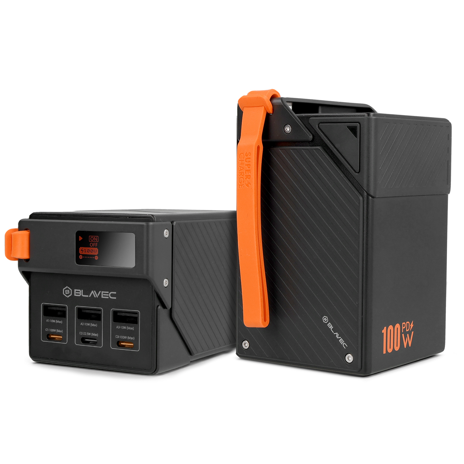 Blavec BJ-50 Tytan 50000 mAh 100 W powerbank fekete-2