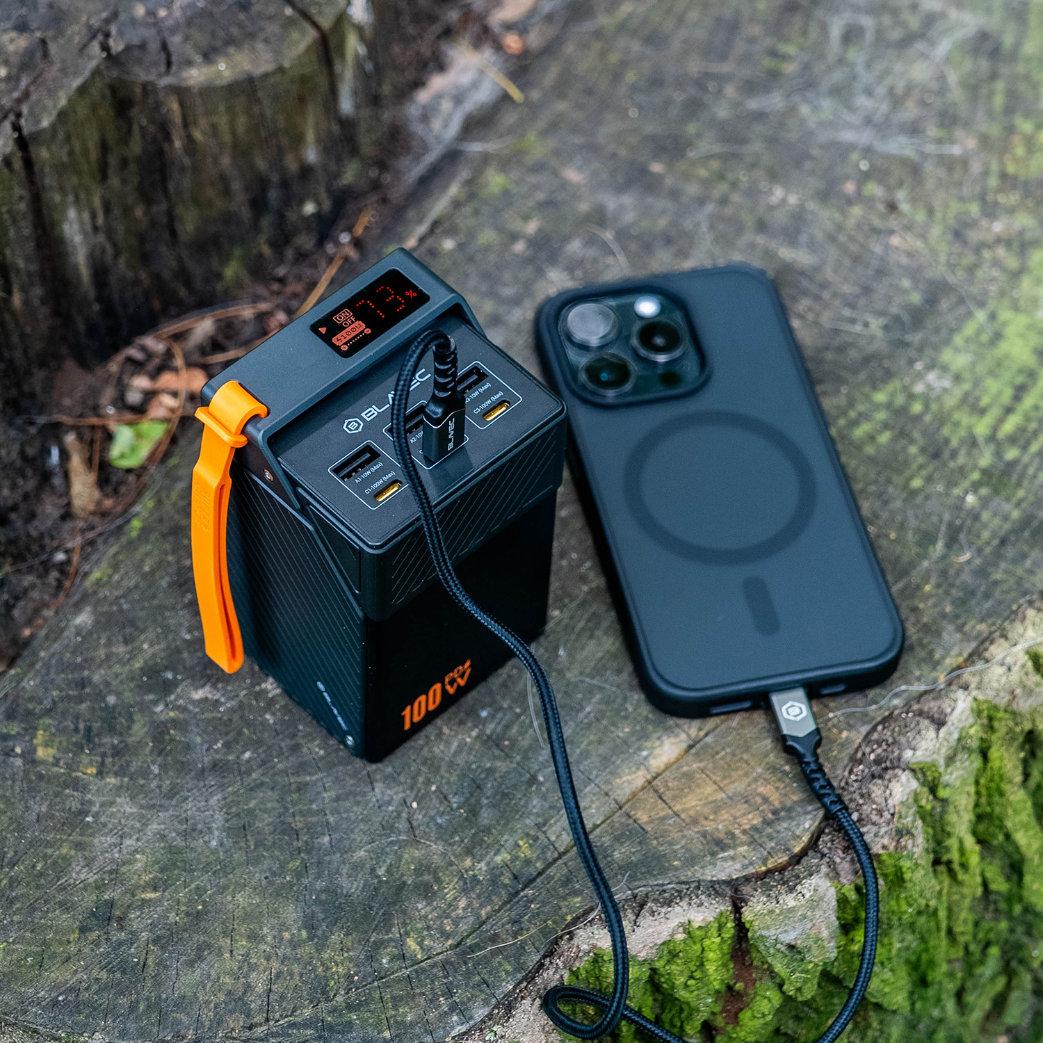 Blavec BJ-50 Tytan 50000 mAh 100 W powerbank fekete-5