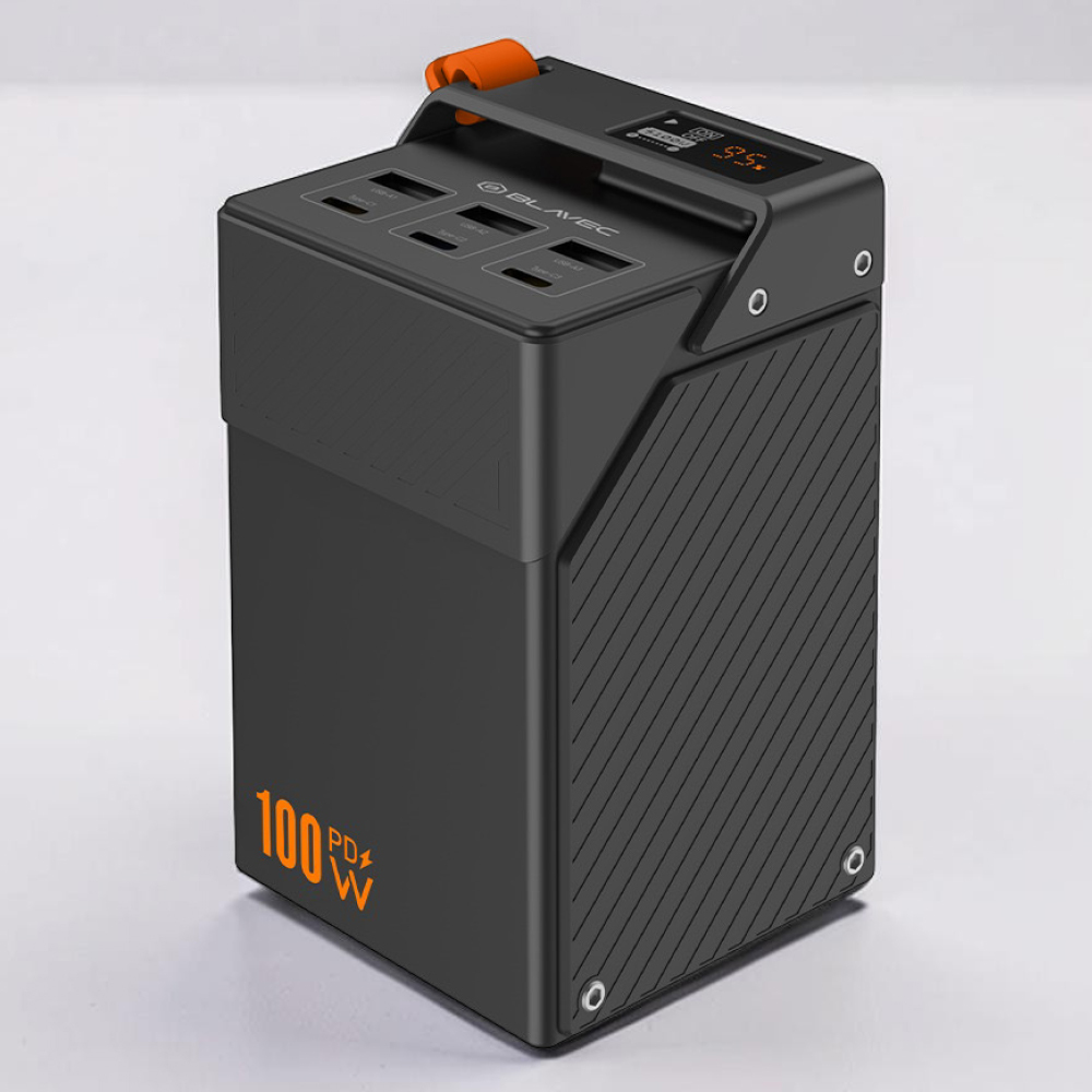 Blavec BJ-50 Tytan 50000 mAh 100 W powerbank fekete-6