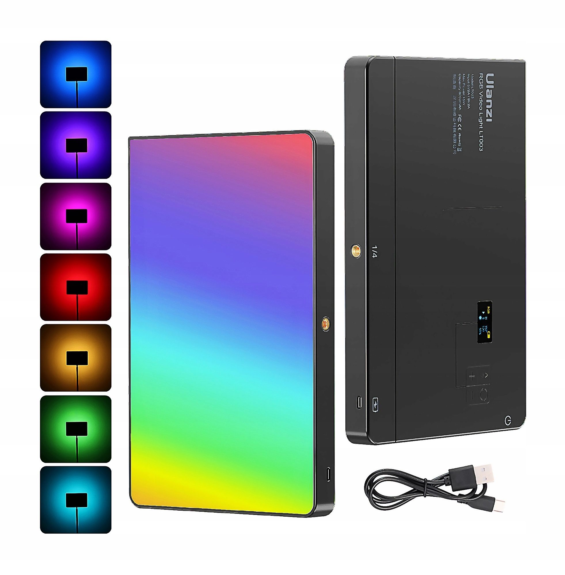 Ulanzi LT003 RGB 266 LED-es panel lámpa-0