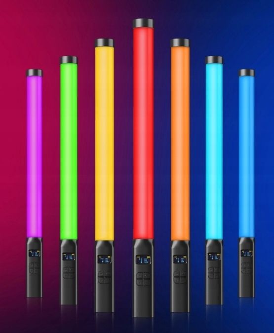 Ulanzi VL119 RGB LED videólámpa, fénycső 2600 mAh-5