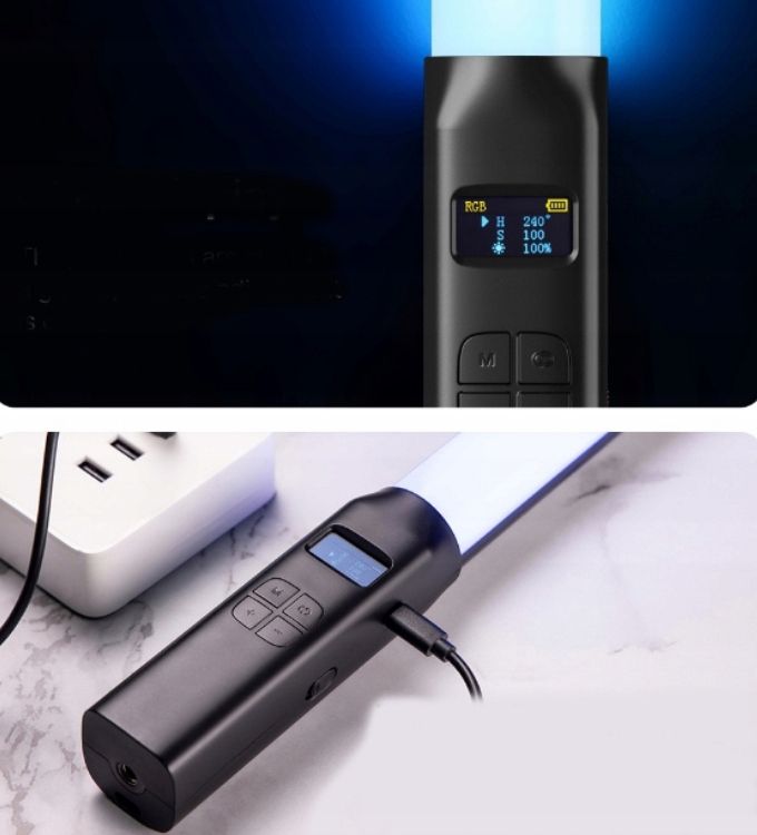 Ulanzi VL119 RGB LED videólámpa, fénycső 2600 mAh-3
