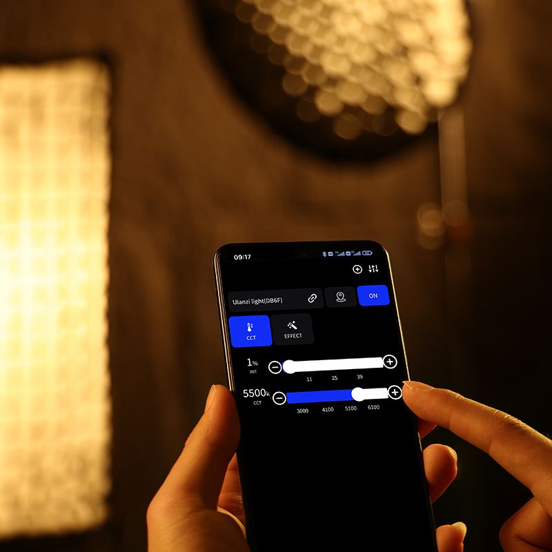 ULANZI VL-120BI 120 W-os LED stúdiólámpa-3