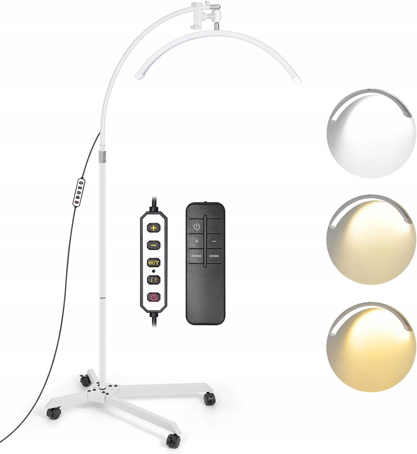 Michael Marinelli GX585R-PRO félhold alakú LED kozmetikai lámpa, fehér-13