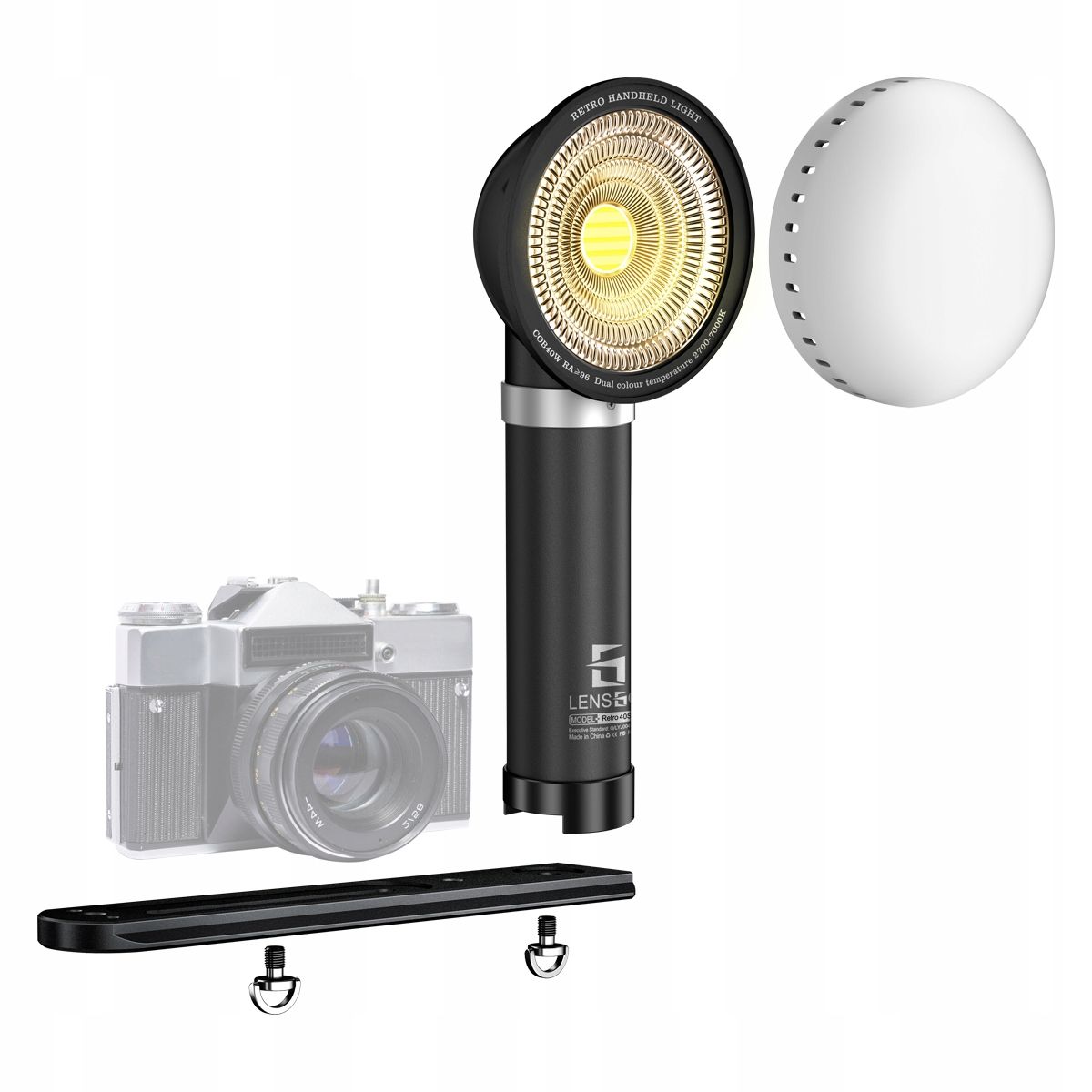 LensGo 40SHB retro kézi COB LED lámpa, 40 W-10