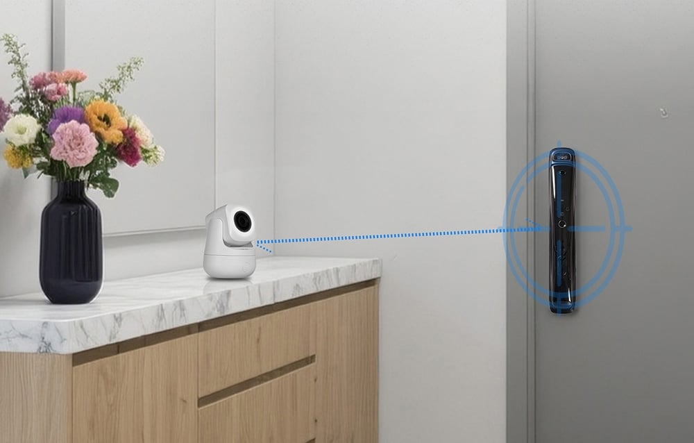 MOES WCM-P67 intelligens beltéri Wi-Fi IP-kamera, 3 MP-1