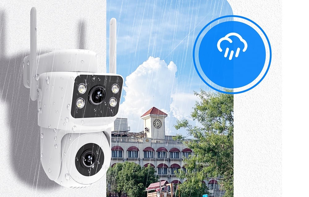 MOES WCM-Q29 Wi-Fi 8 MP-es kettős objektíves IP-kamera-13