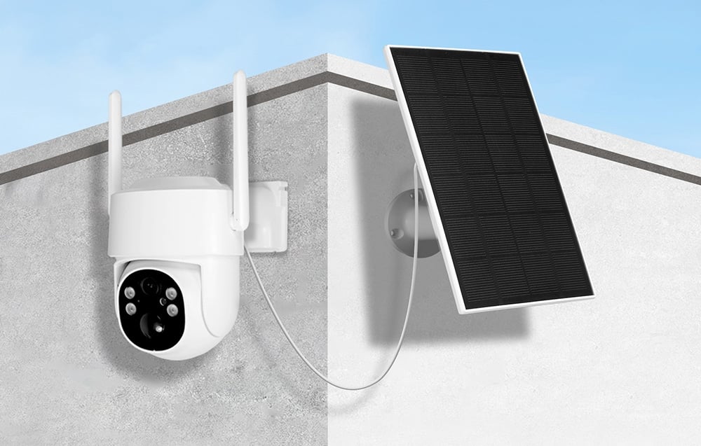 MOES WCM-J10-S kültéri Wi-Fi IP-kamera 4 MP napelemmel-2