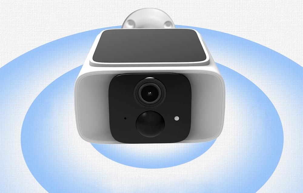 MOES WCM-S26 4 MP-es napelemes Wi-Fi IP-kamera-1