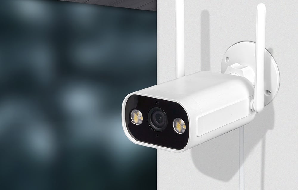 MOES WCM-JD-T1 kültéri Wi-Fi IP-kamera, 3 MP-4