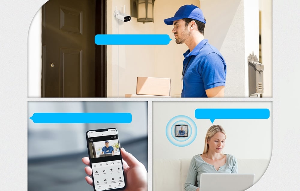 MOES WCM-JD-T1 kültéri Wi-Fi IP-kamera, 3 MP-6