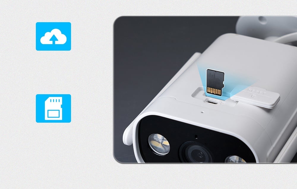 MOES WCM-JD-T1 kültéri Wi-Fi IP-kamera, 3 MP-7