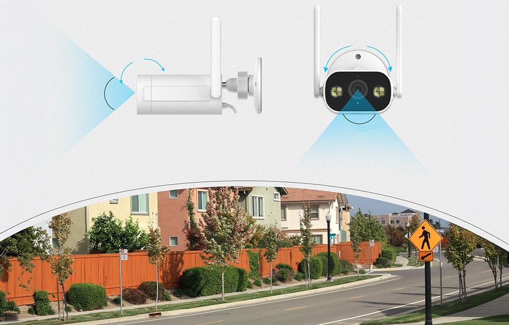 MOES WCM-JD-T1 kültéri Wi-Fi IP-kamera, 3 MP-8