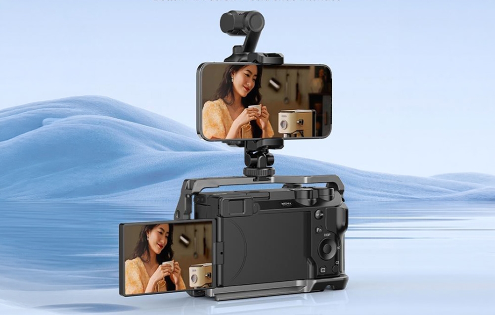 Puluz PU726B adapter DJI OSMO Pocket 3-hoz, 1/4