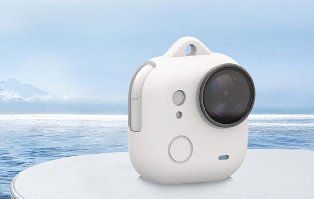 Puluz PU786W szilikon védőtok Insta360 GO Ultra kamerához, fehér-2
