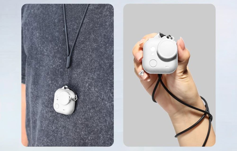 Puluz PU786W szilikon védőtok Insta360 GO Ultra kamerához, fehér-5