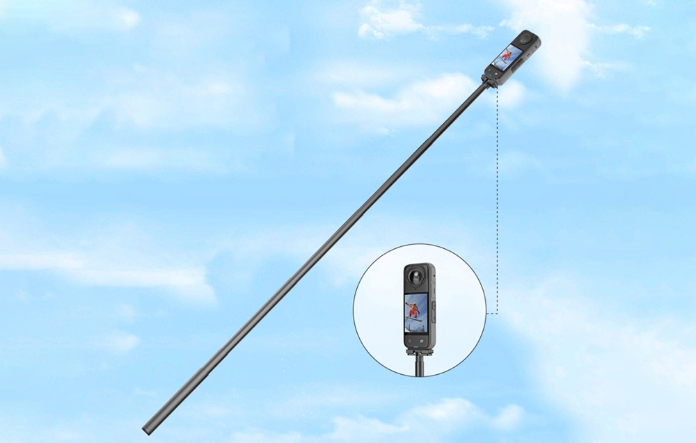 PULUZ összecsukható talp Insta360 X4 kamerához, fekete-2