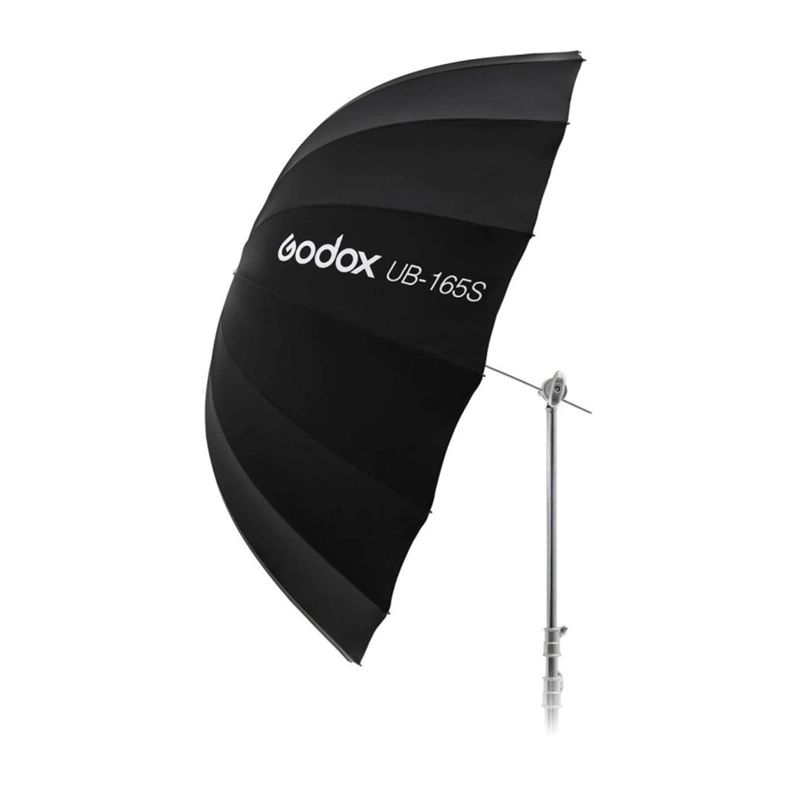 Godox UB-165S parabolikus fényvisszaverő esernyő, fekete, 165 cm-1