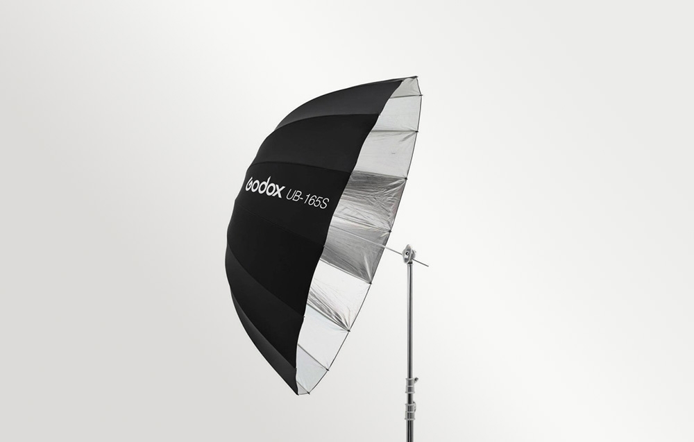 Godox UB-165S parabolikus fényvisszaverő esernyő, fekete, 165 cm-3