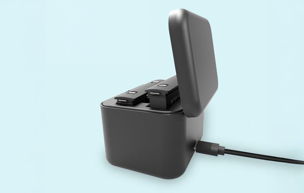 Puluz PU765B töltőtok Insta360 X5 akkumulátorokhoz, fekete-6
