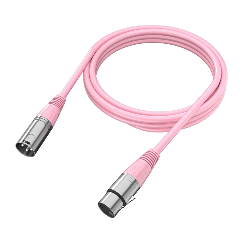 Fifine L9C XLR kábel, 180 cm, rózsaszín-2