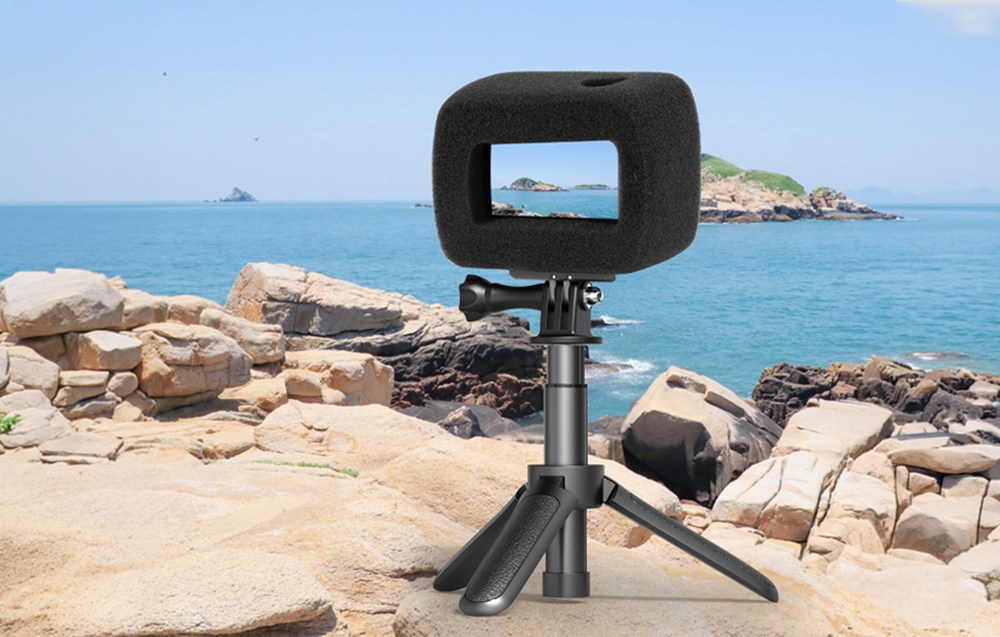 Puluz PU987B szélzajcsökkentő habtok DJI Osmo Action 5 Pro/4/3 kamerához, fekete-1