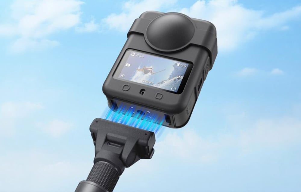 Puluz PU790B szilikon tok DJI Osmo 360 kamerához, fekete-4
