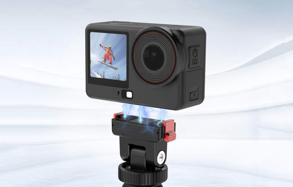 Puluz PU1071B multifunkciós gyorskioldó adapter DJI Osmo Action 6 és Osmo Nano kamerákhoz-3